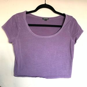 Lavender Crop Top